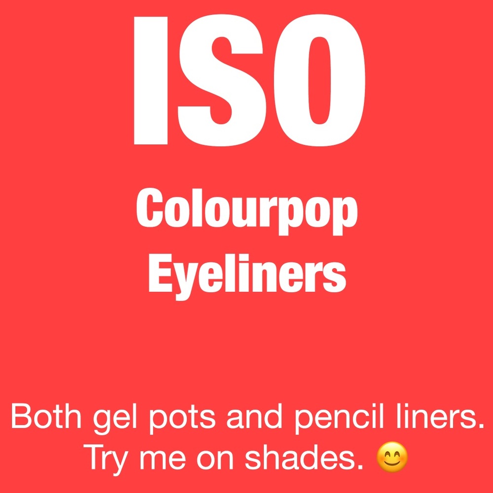 ISO Colourpop eye liners